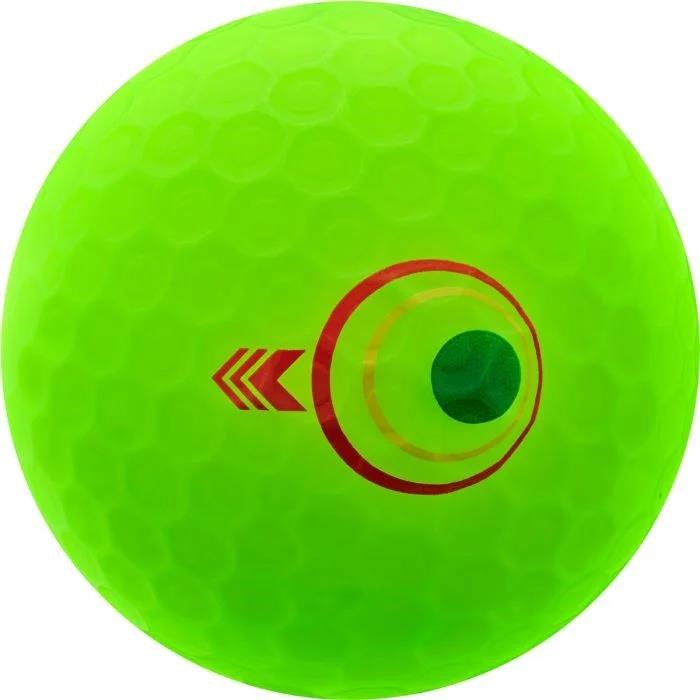Bridgestone e12 Straight MindSet golfové míčky, zelené