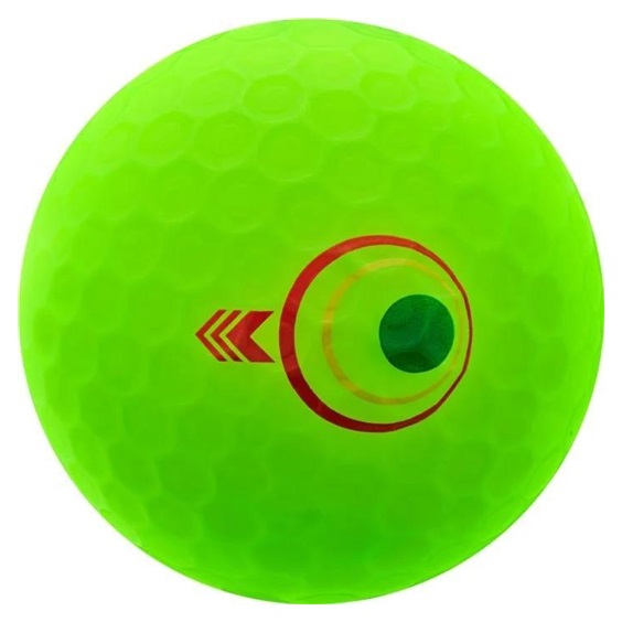Bridgestone e12 Straight MindSet golfové míčky, zelené