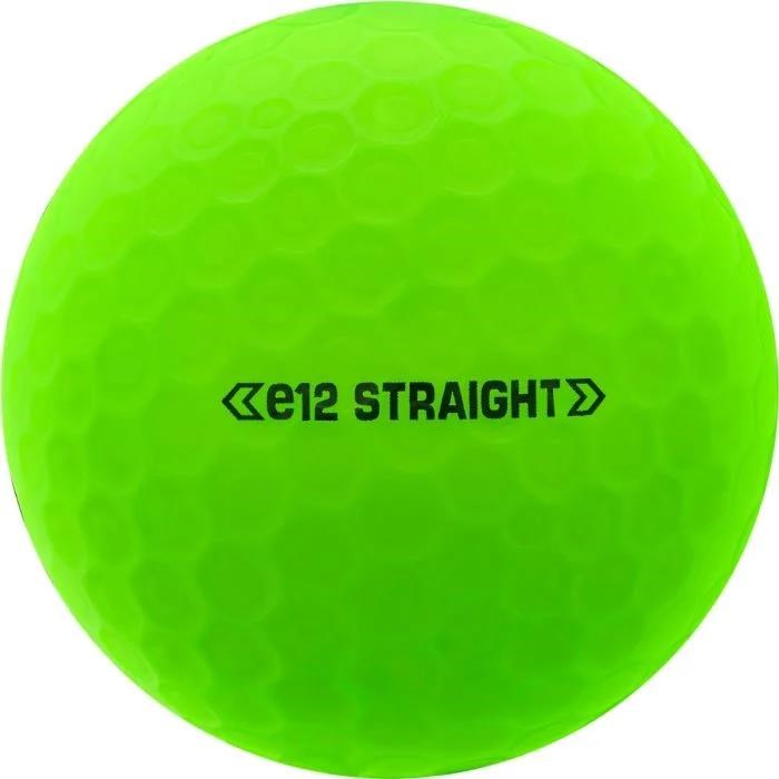 Bridgestone e12 Straight MindSet golfové míčky, zelené