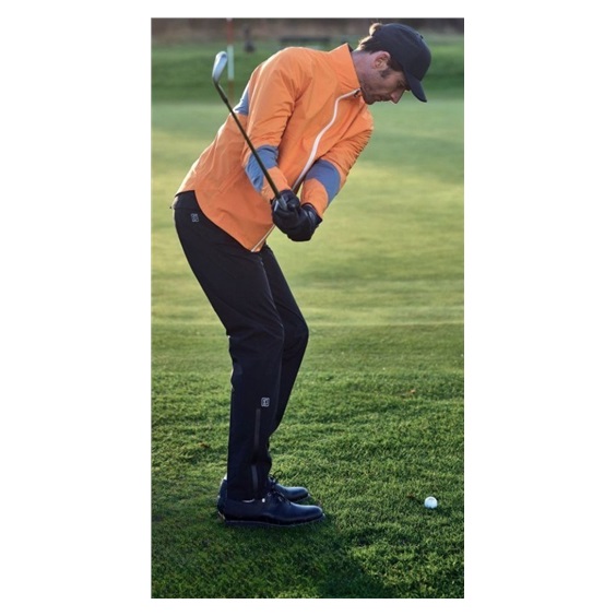 FootJoy HydroLite X  pánská nepromokavá bunda, solar/basalt