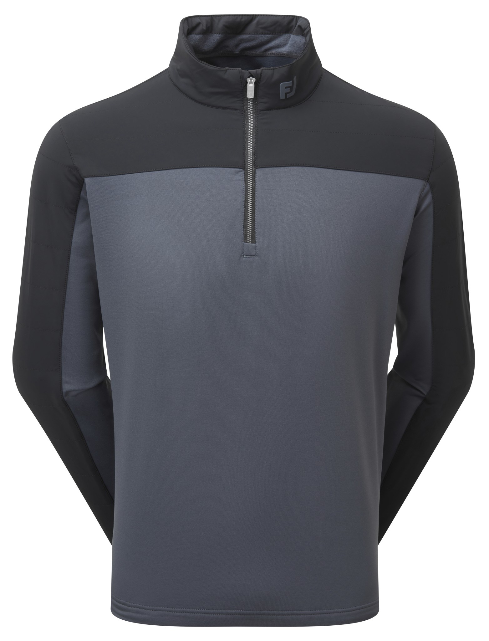 FootJoy ThermoSeries Hybrid Midlayer pánská mikina, šedo/černá