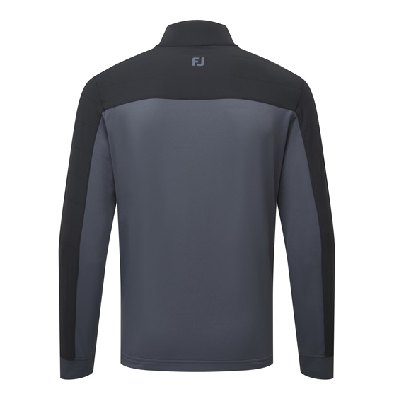 FootJoy ThermoSeries Hybrid Midlayer pánská mikina, šedo/černá