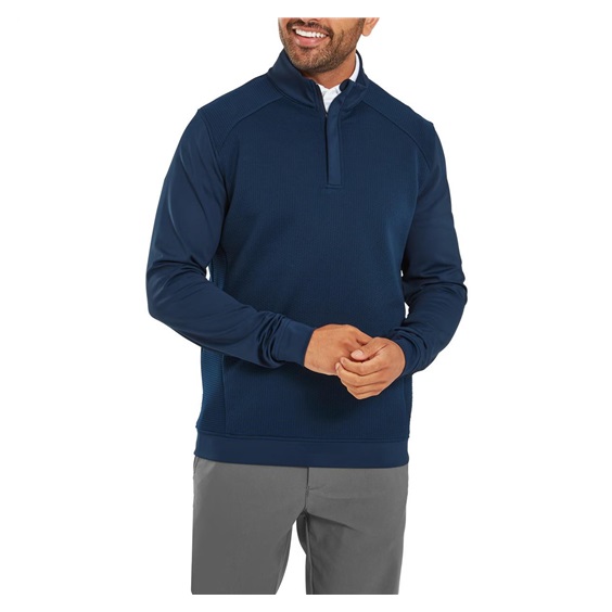 Footjoy ThermoSeries Ottoman Midlayer pánská mikina, modrá
