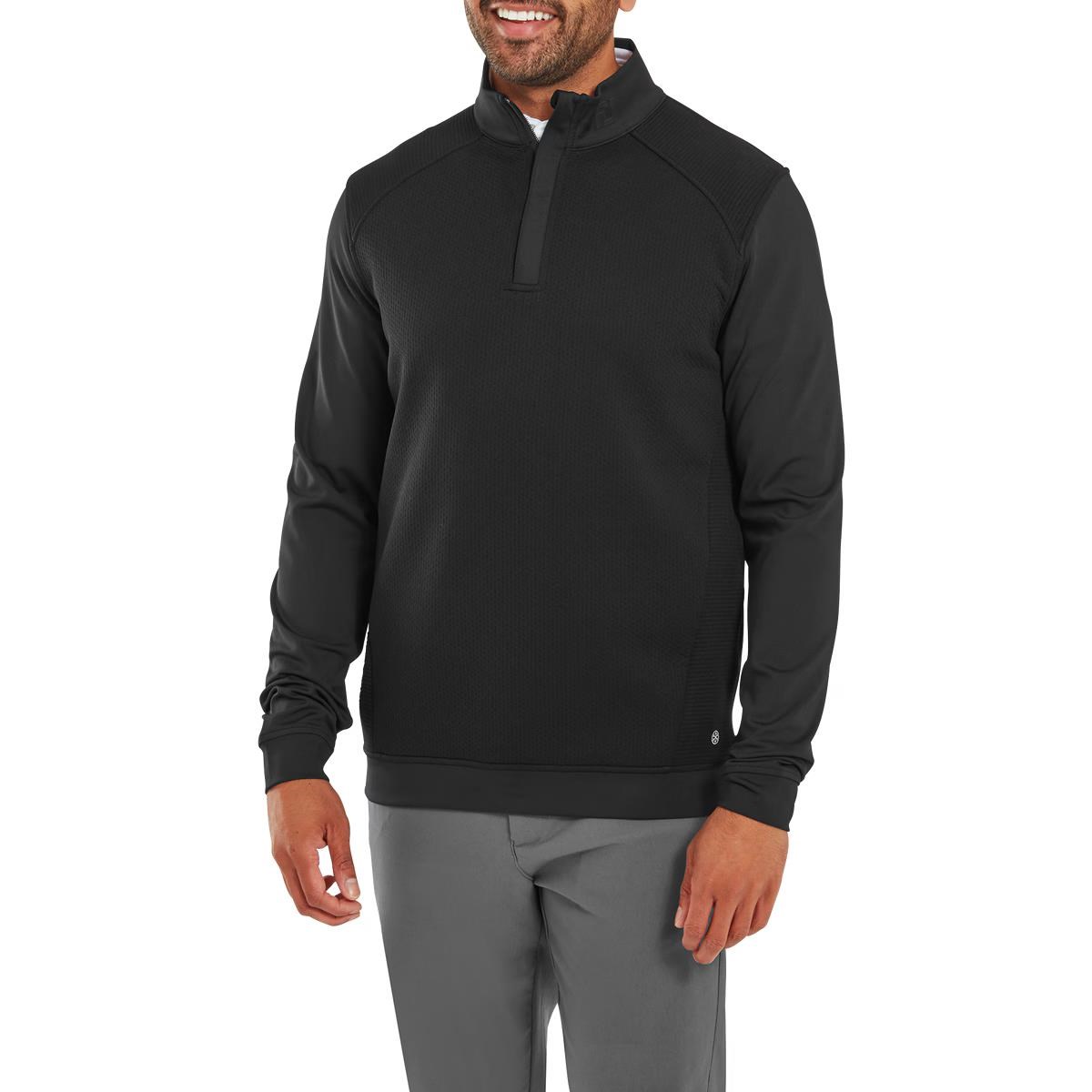 Footjoy ThermoSeries Ottoman Midlayer pánská mikina, černá