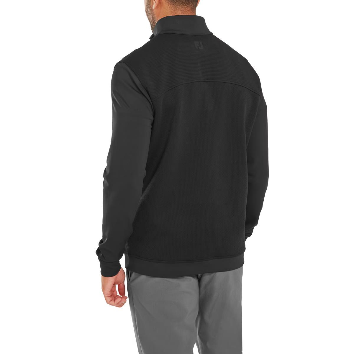 Footjoy ThermoSeries Ottoman Midlayer pánská mikina, černá