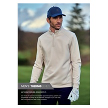 Footjoy ThermoSeries Ottoman Midlayer pánská mikina, stone