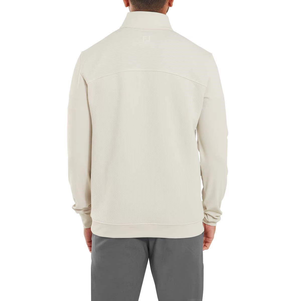 Footjoy ThermoSeries Ottoman Midlayer pánská mikina, stone