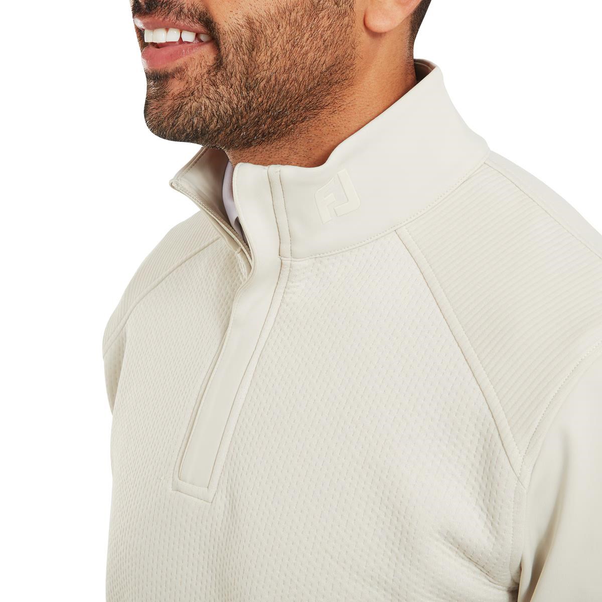 Footjoy ThermoSeries Ottoman Midlayer pánská mikina, stone