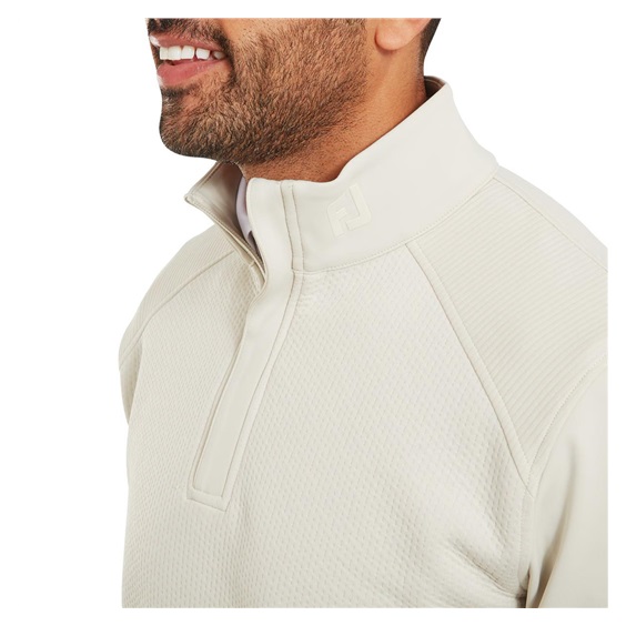 Footjoy ThermoSeries Ottoman Midlayer pánská mikina, stone