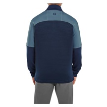 FootJoy ThermoSeries Jacquard Midlayer pánská mikina, navy slate