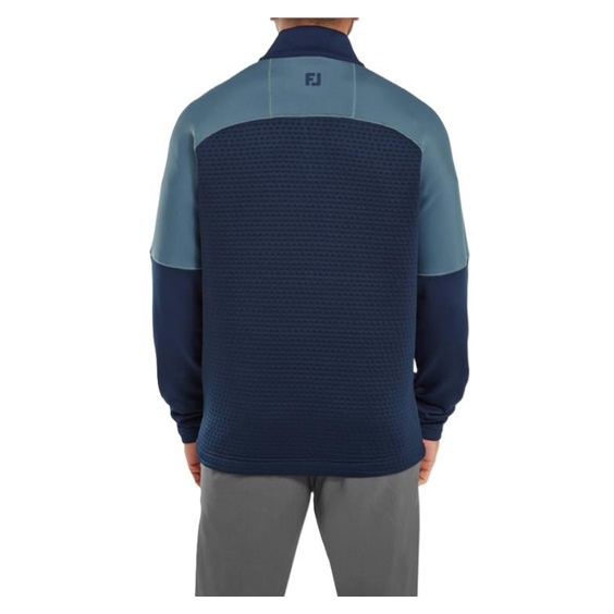 FootJoy ThermoSeries Jacquard Midlayer pánská mikina, navy slate