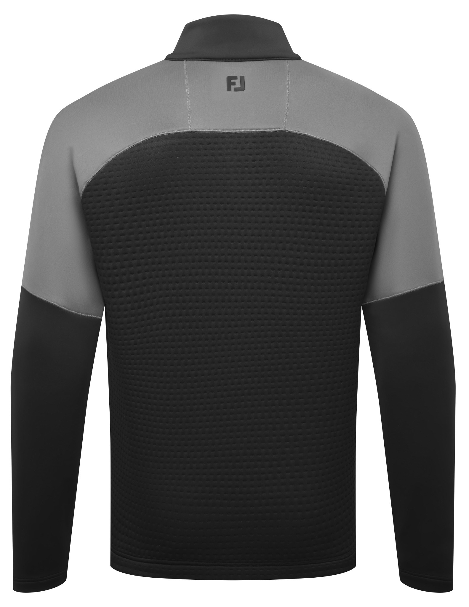 FootJoy ThermoSeries Jacquard Midlayer pánská mikina, černo/šedá