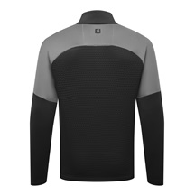 FootJoy ThermoSeries Jacquard Midlayer pánská mikina, černo/šedá