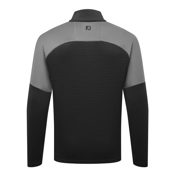 FootJoy ThermoSeries Jacquard Midlayer pánská mikina, černo/šedá
