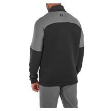 FootJoy ThermoSeries Jacquard Midlayer pánská mikina, černo/šedá