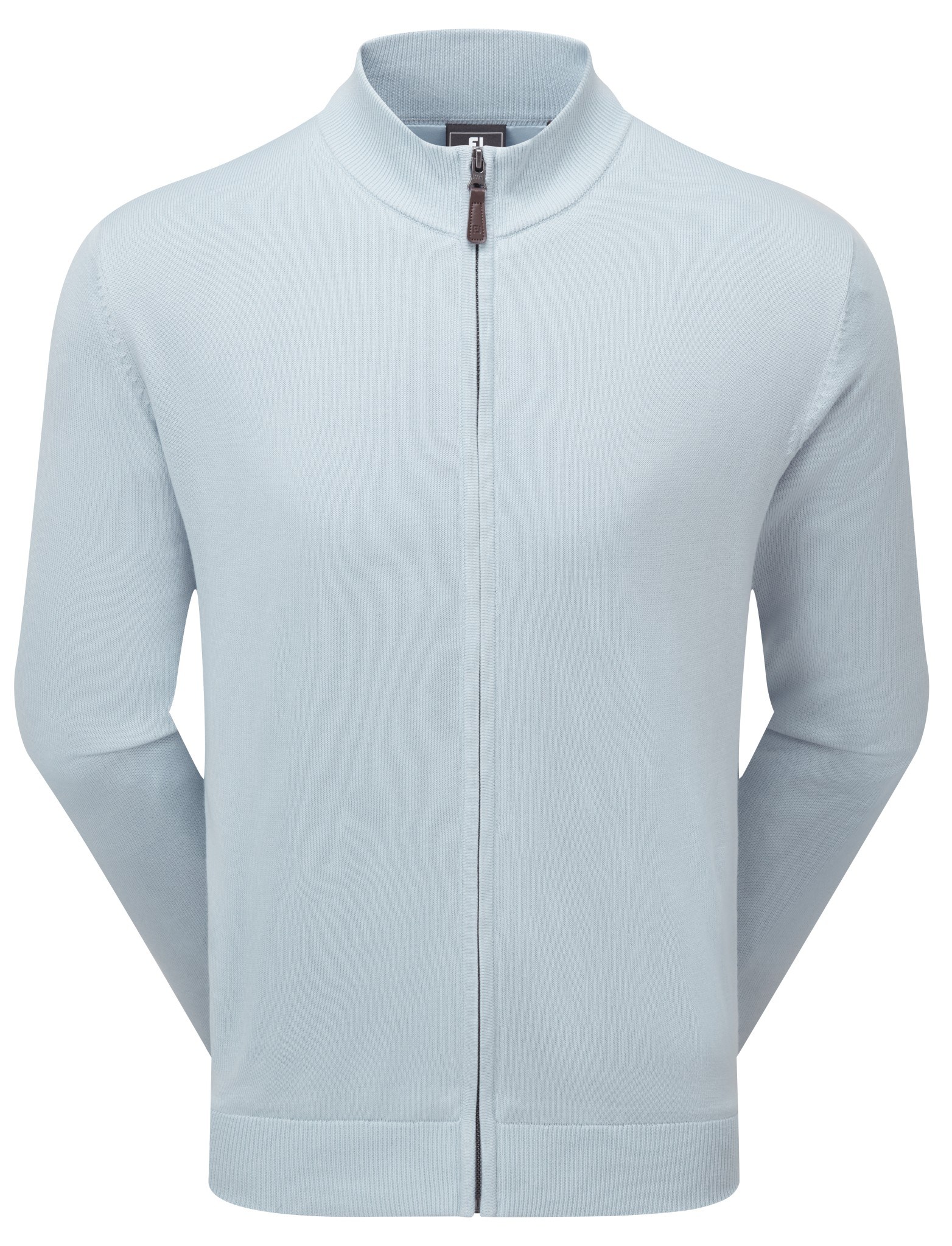 FootJoy Drirelease Full-Zip Lined pánský svetr, skyway