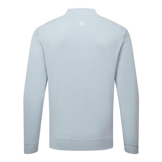FootJoy Drirelease Full-Zip Lined pánský svetr, skyway