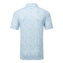 FootJoy GARDEN PRINT pánské polo, air blue