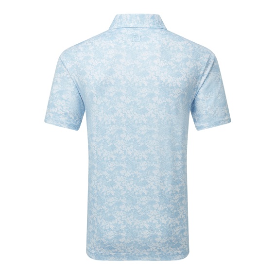 FootJoy GARDEN PRINT pánské polo, air blue