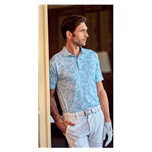 FootJoy GARDEN PRINT pánské polo, air blue