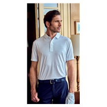 FootJoy BIRD PRINT pánské polo, bílé