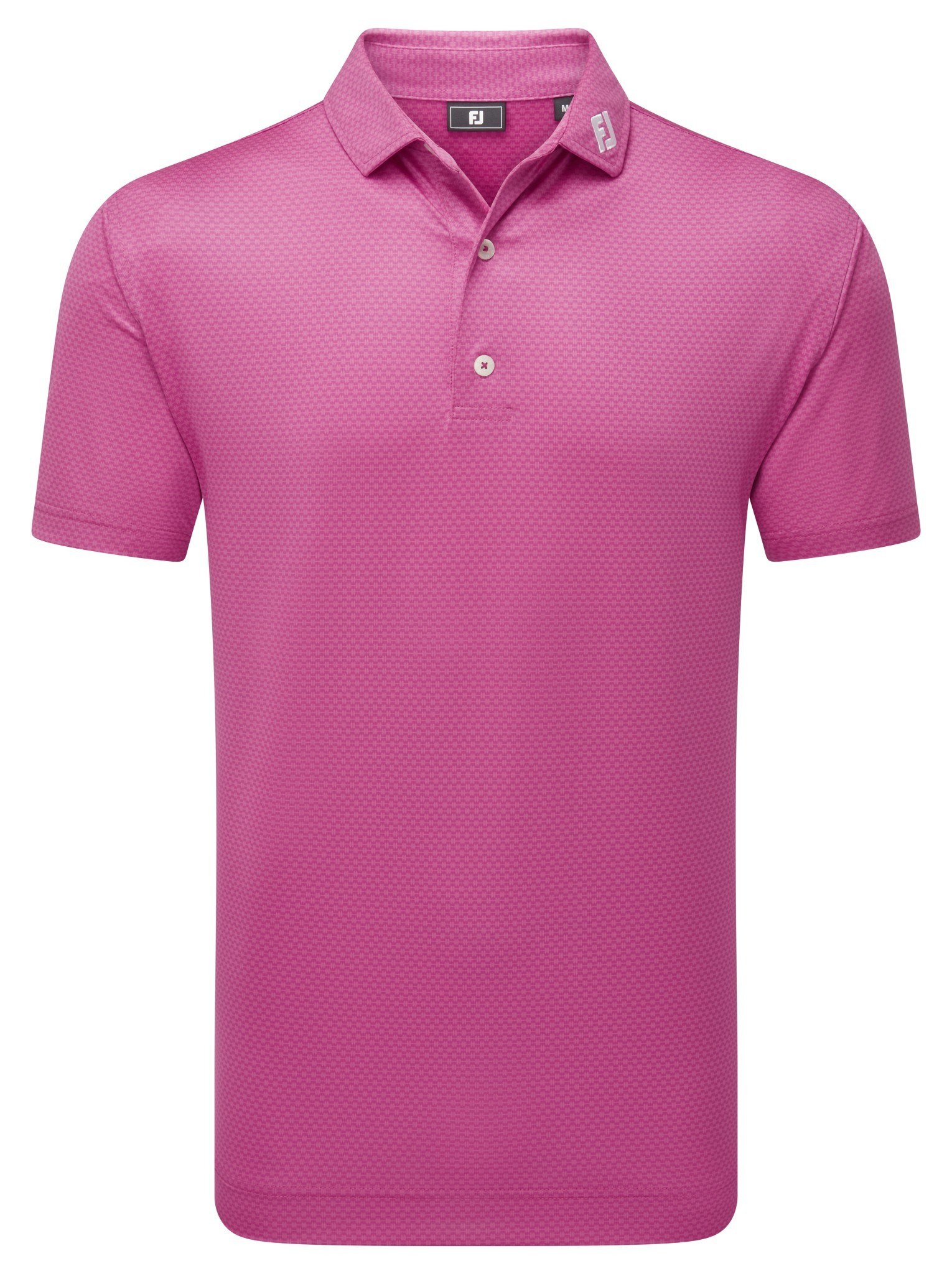 FootJoy ABACUS PRINT pánské polo, magenta