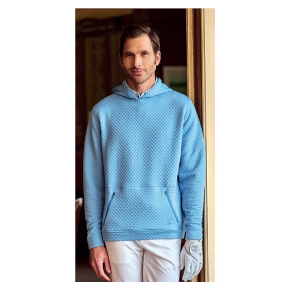 FootJoy Textured Knit Hoodie pánská mikina, modrá