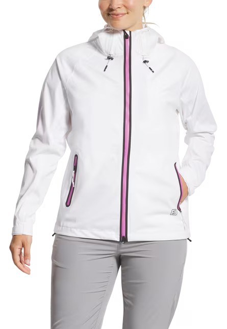 FootJoy HYDROKNIT dámská nepromokavá bunda, bílá