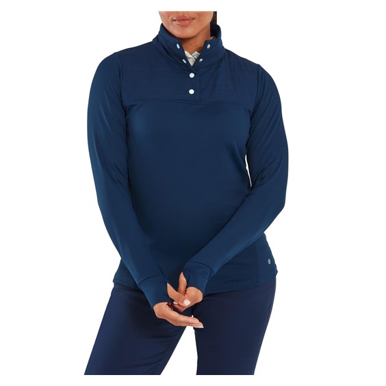 FootJoy ThermoSeries Hybrid Popover dámská mikina, modrá