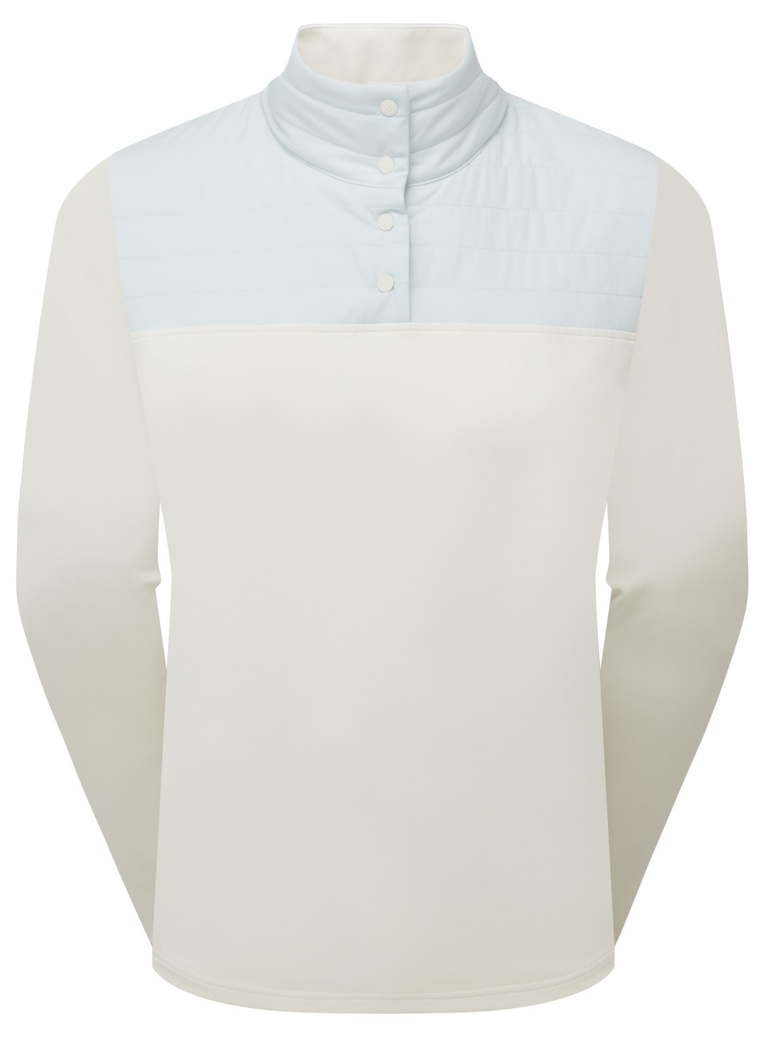 FootJoy ThermoSeries Hybrid Popover dámská mikina, off white/ice blue