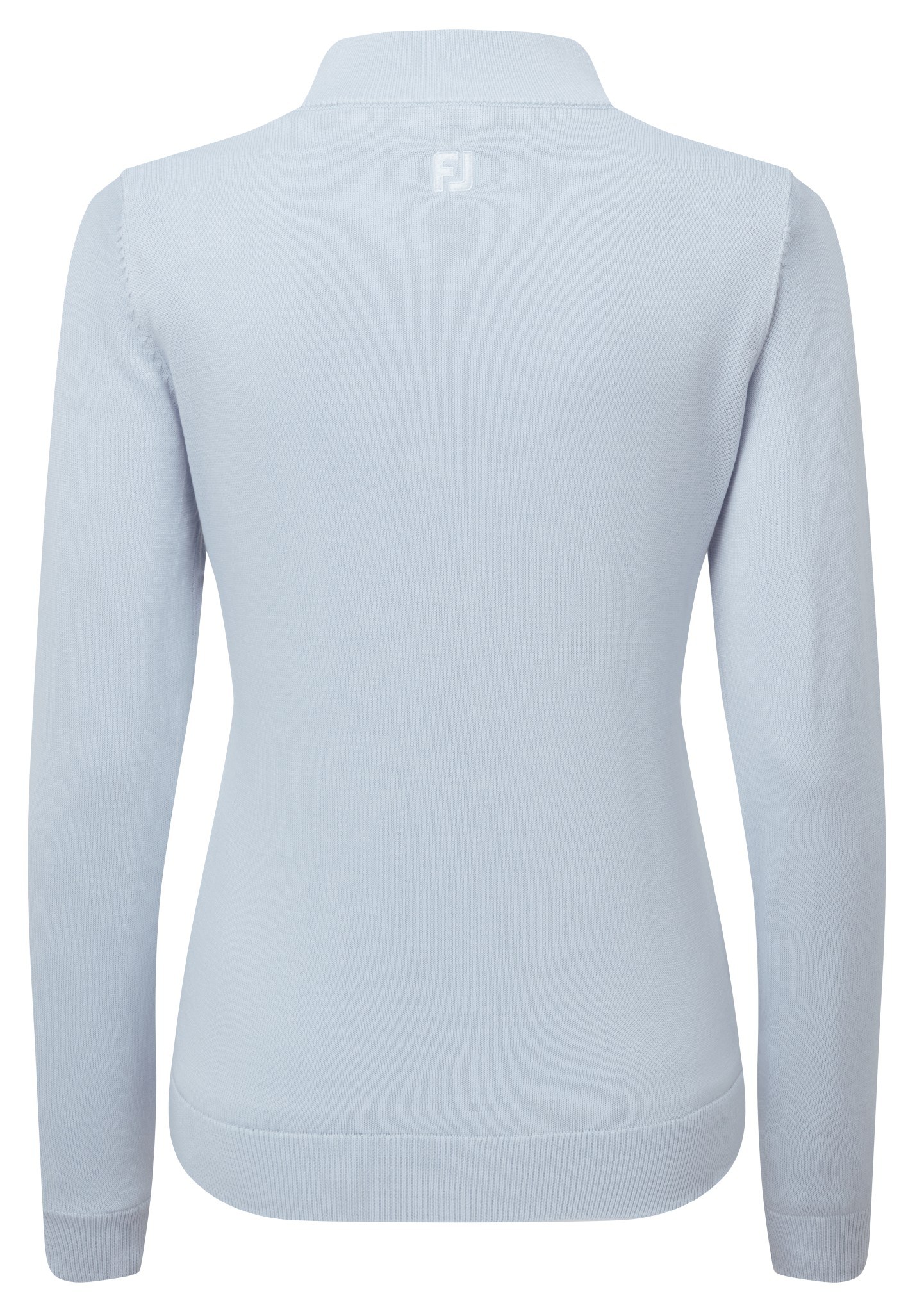 FootJoy Drirelease Full-Zip Lined dámský svetr, ice blue
