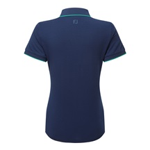 FootJoy NOTCH V dámské polo, modré