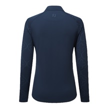 Midlayer Full Zip Printed Sleeve dámská mikina, modrá