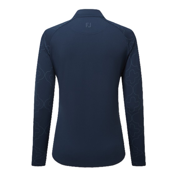 Midlayer Full Zip Printed Sleeve dámská mikina, modrá