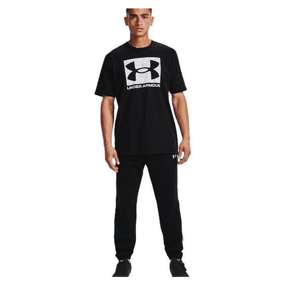 Under Armour ABC Camo Boxed Logo SS pánské tričko, černé