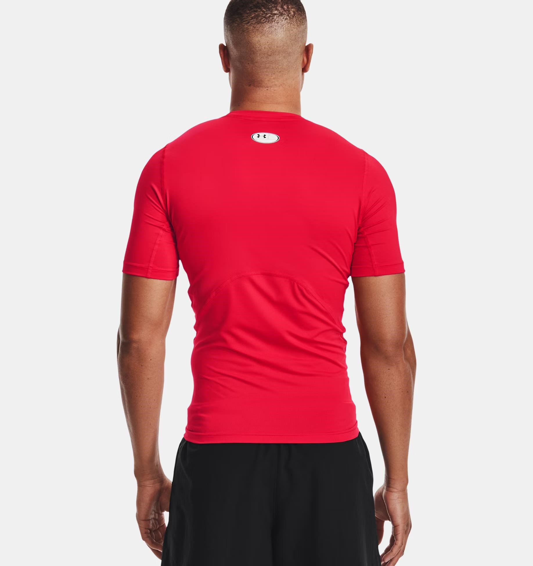 Under Armour HeatGear pánský kompresní top, červený