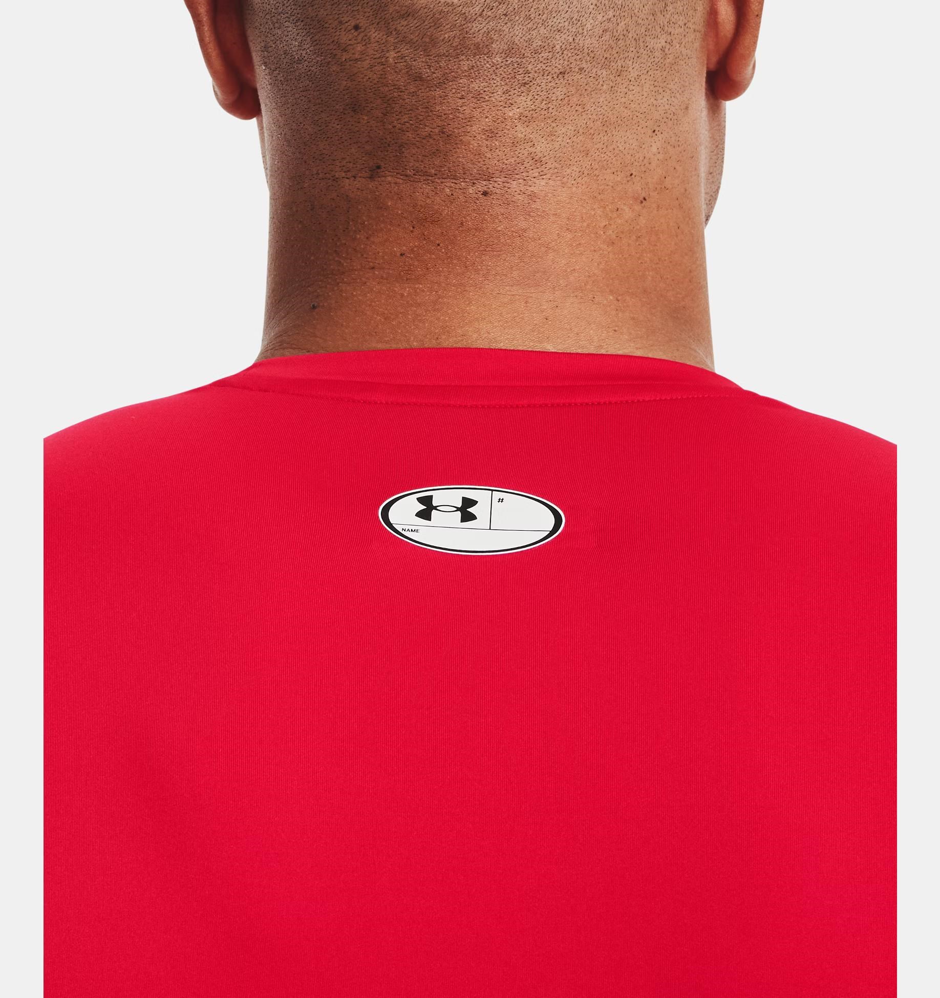 Under Armour HeatGear pánský kompresní top, červený