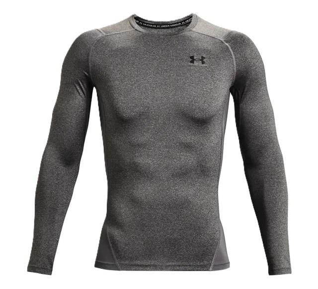 Under Armour HeatGear Comp pánský kompresní top, šedý