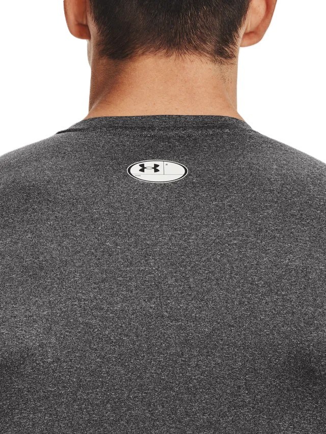 Under Armour HeatGear Comp pánský kompresní top, šedý