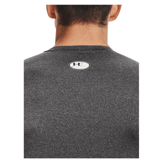 Under Armour HeatGear Comp pánský kompresní top, šedý