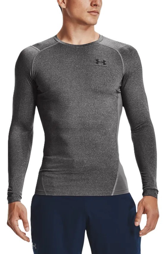 Under Armour HeatGear Comp pánský kompresní top, šedý