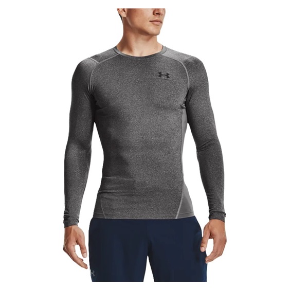Under Armour HeatGear Comp pánský kompresní top, šedý