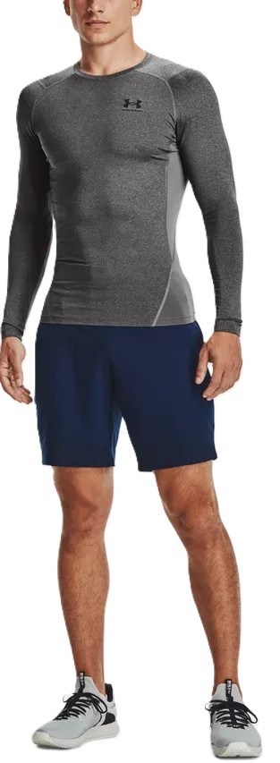 Under Armour HeatGear Comp pánský kompresní top, šedý