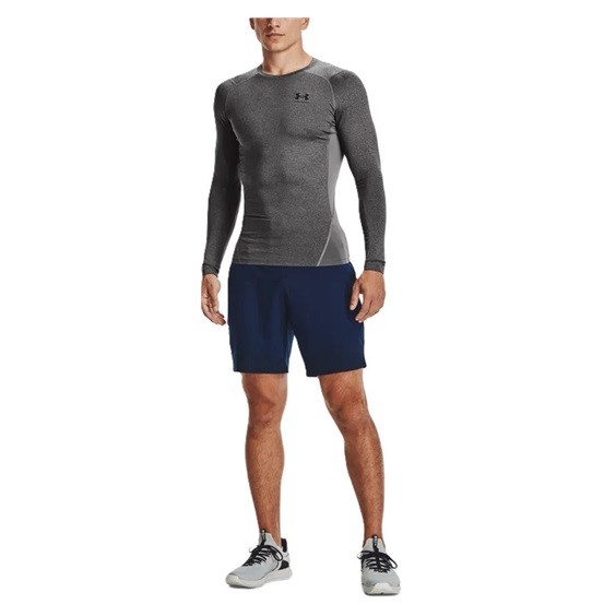 Under Armour HeatGear Comp pánský kompresní top, šedý