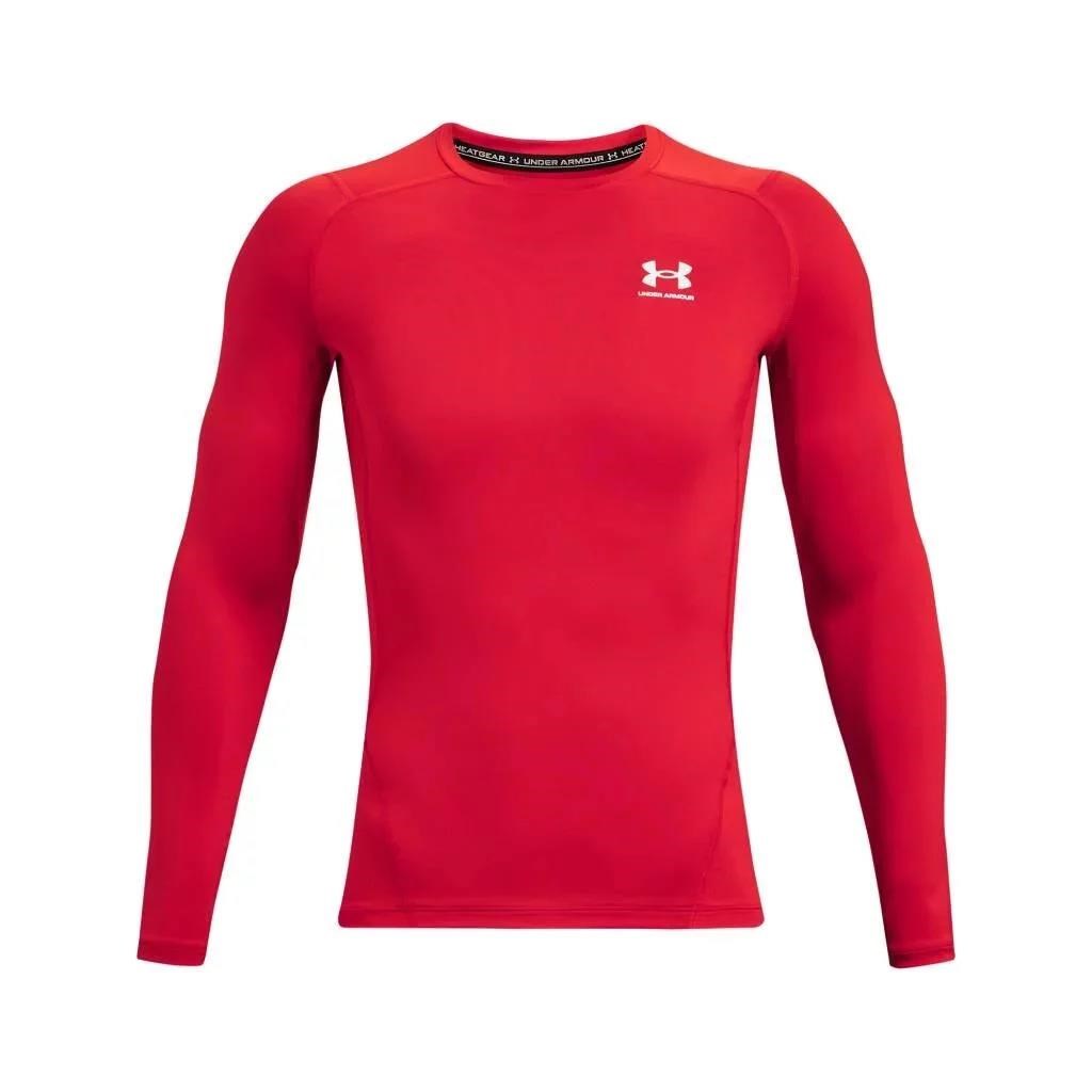 Under Armour HeatGear Comp pánský kompresní top, červený