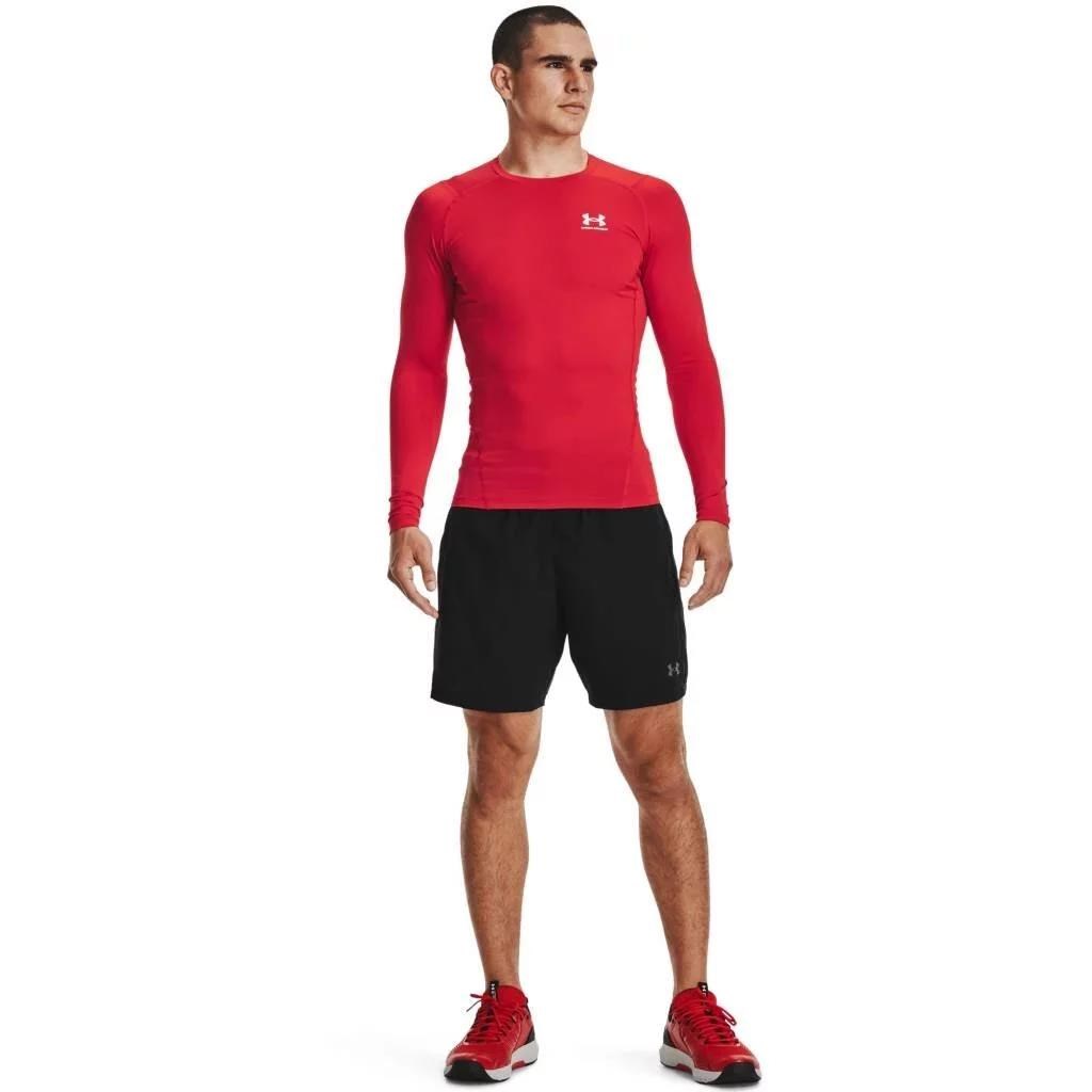 Under Armour HeatGear Comp pánský kompresní top, červený