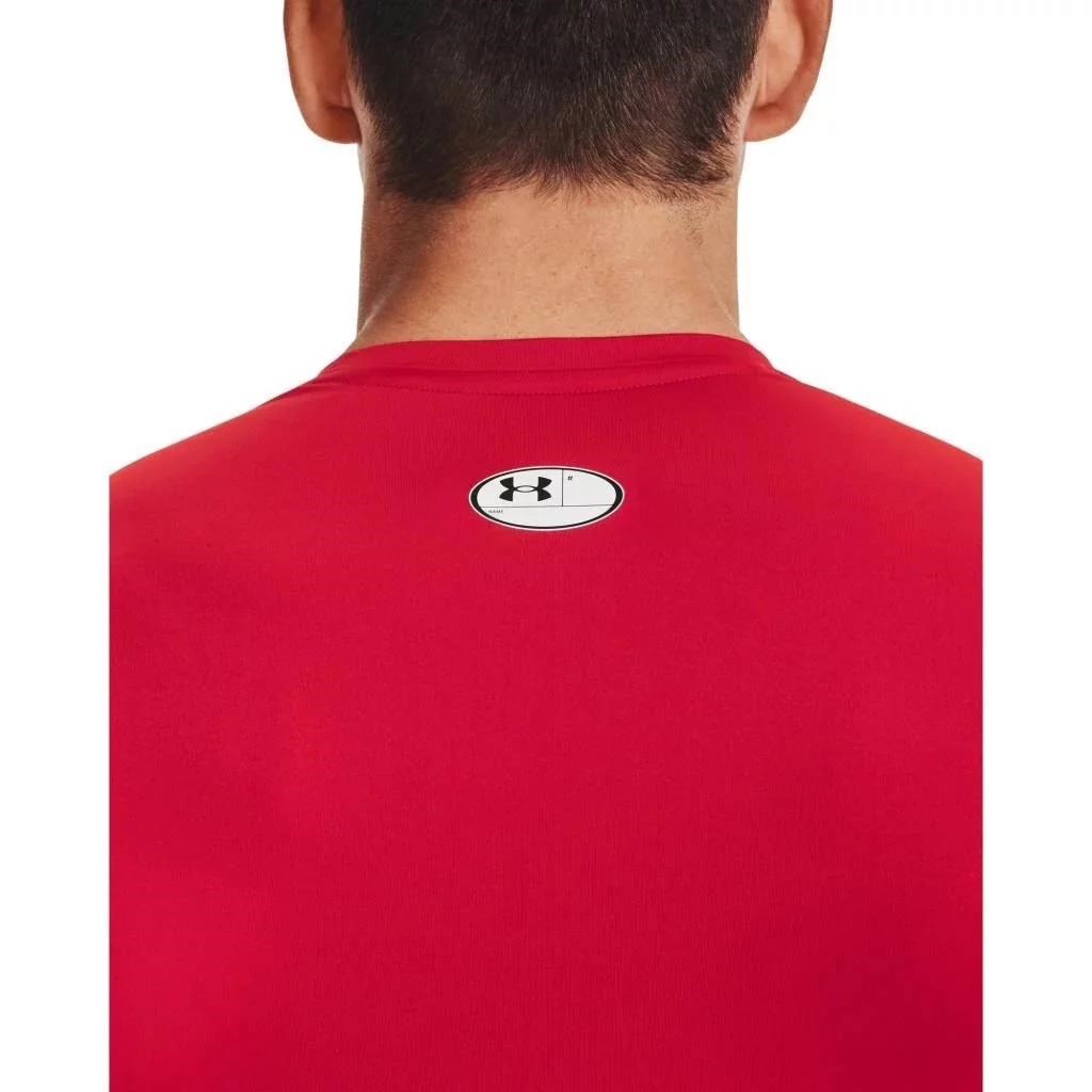 Under Armour HeatGear Comp pánský kompresní top, červený
