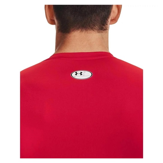 Under Armour HeatGear Comp pánský kompresní top, červený
