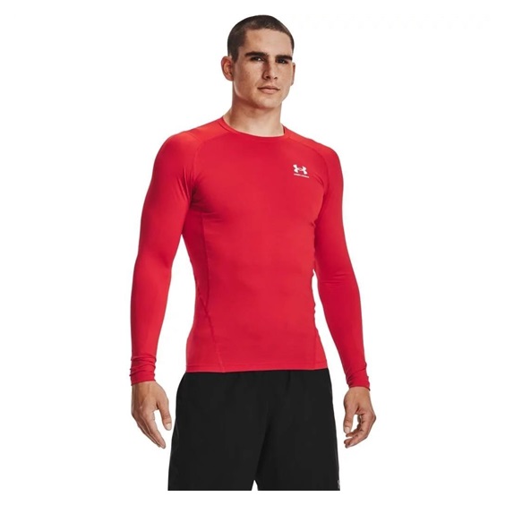 Under Armour HeatGear Comp pánský kompresní top, červený
