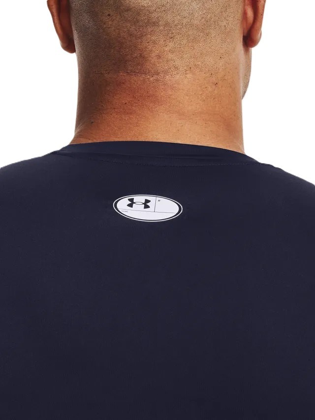 Under Armour HeatGear Comp pánský kompresní top, modrý